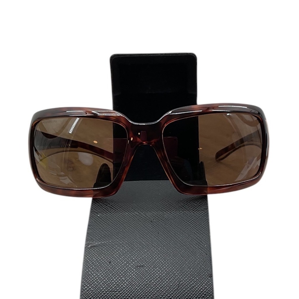 Prada SPR 01H Tortoiseshell Rectangular Sunglasses Brown Gradient Made in Italy - Picture 3 of 12